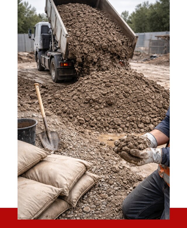 Купить глина для засыпки в Крымске от 1244 р. за куб | ПРОНЕРУДКрм