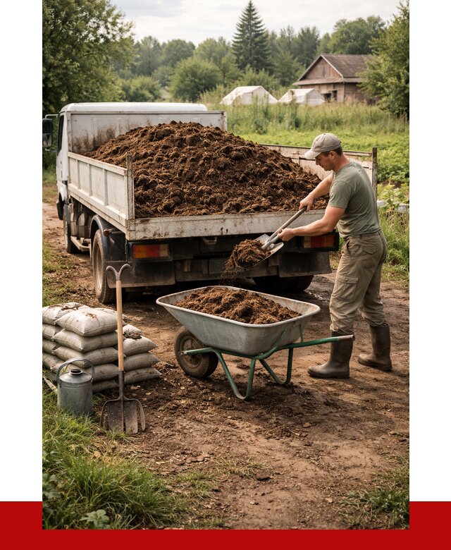 Купить коровий навоз с доставкой в Крымске от 1865 р. | ПРОНЕРУДКрм