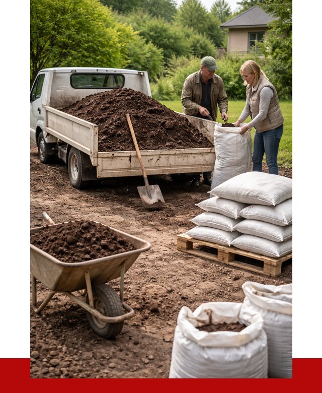 Перегной в мешках с доставкой в Крымске от 2280 р. | ПРОНЕРУДКрм