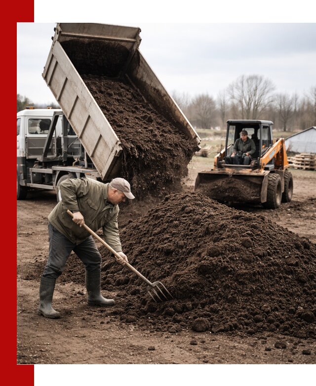 Доставка и продажа перегноя в Крымске быстро и дешево