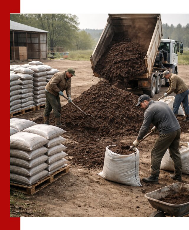 Доставка компоста оптом и в розницу в Крымске