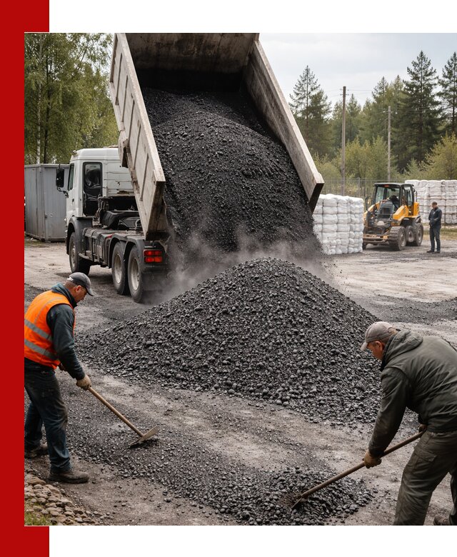 Доставка и продажа асфальтного гранулята в Крымске