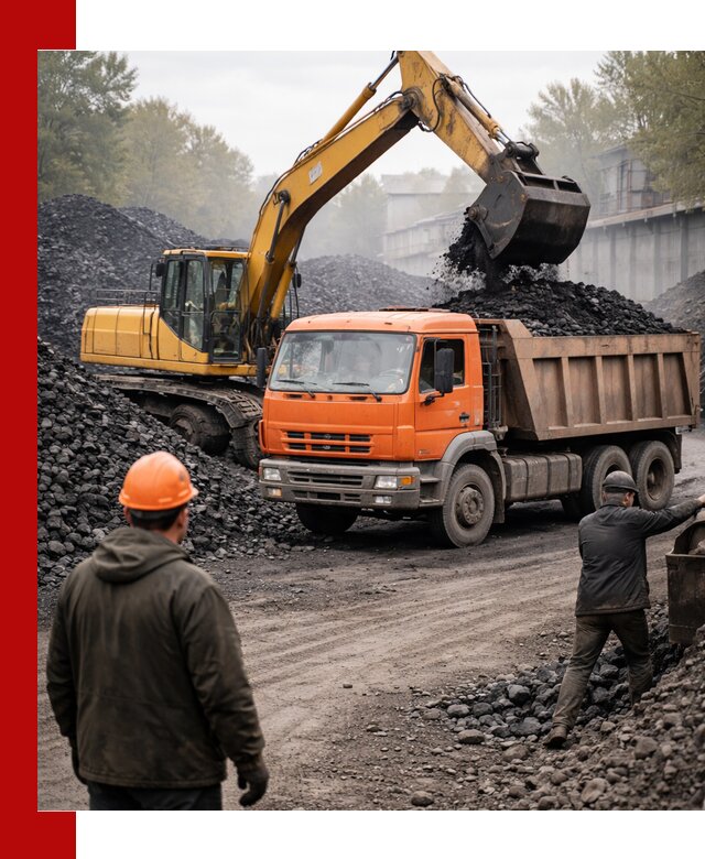 Доставка угля автотранспортом в Крымске быстро и выгодно