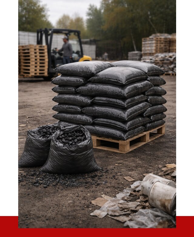 Купить уголь в мешках с доставкой в Крымске от 7772 р. | ПРОНЕРУДКрм