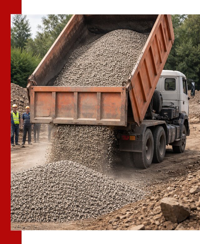 Доставка сыпучих материалов самосвалом в Крымске быстро и надежно