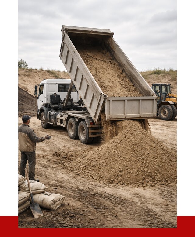 Доставка самосвалом 20 кубов в Крымске от 7772 р. | ПРОНЕРУДКрм