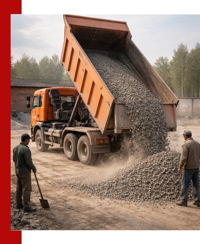 Доставка самосвалом 20 м3 в Крымске быстро и надежно