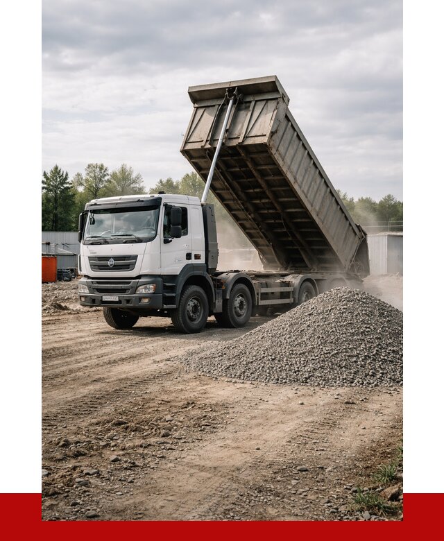 Доставка самосвалом 40 кубов в Крымске от 9327 р. | ПРОНЕРУДКрм