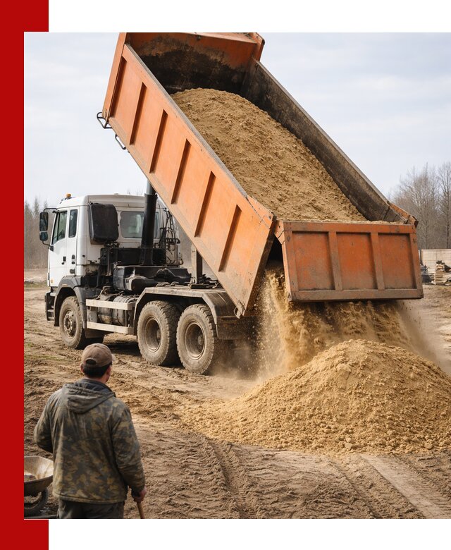 Аренда самосвала 20 тонн для перевозки грузов в Крымске