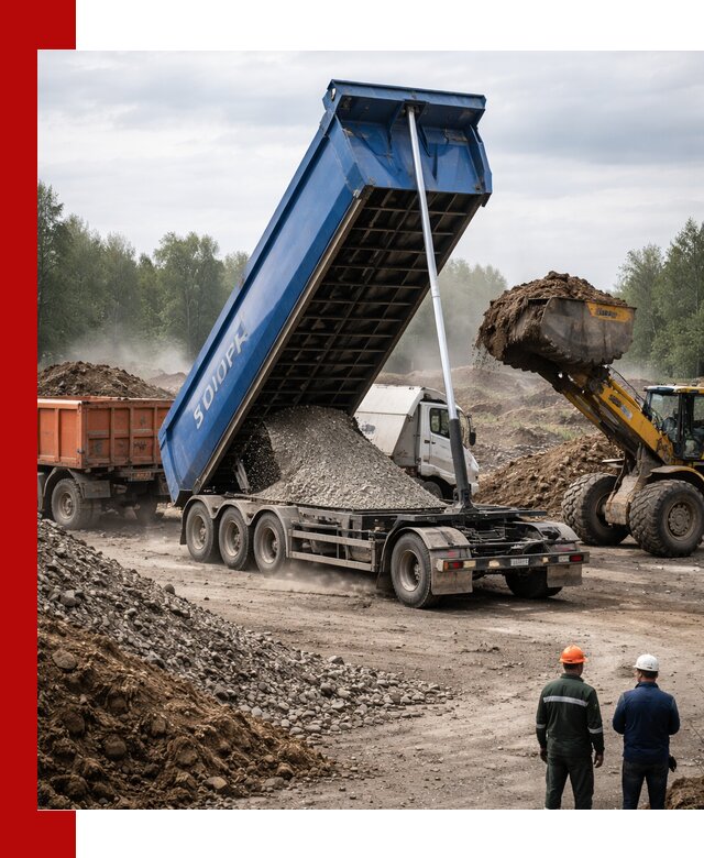 Аренда тонар 40 тонн в Крымске с доставкой материалов