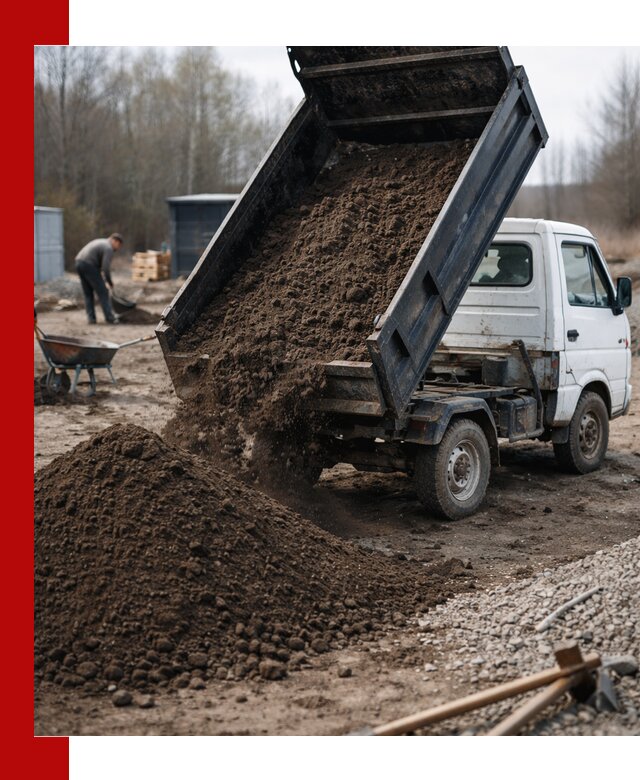 Аренда минисамосвала в Крымске для доставки сыпучих материалов