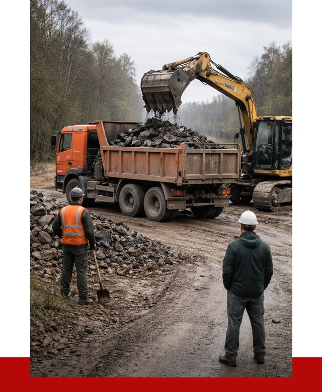 Вывоз асфальта в Крымске от 4663 р. самосвалом ПРОНЕРУДКрм