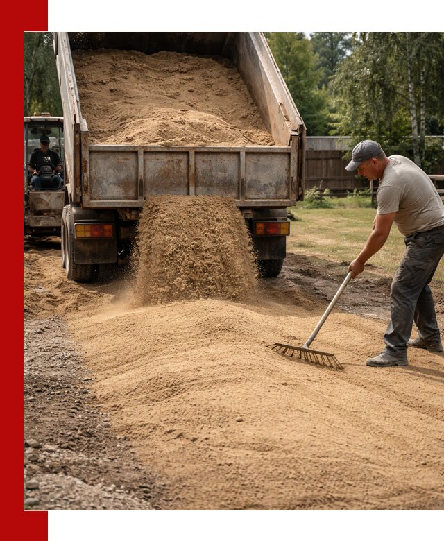 Отсыпка участка песком в Крымске быстро и качественно