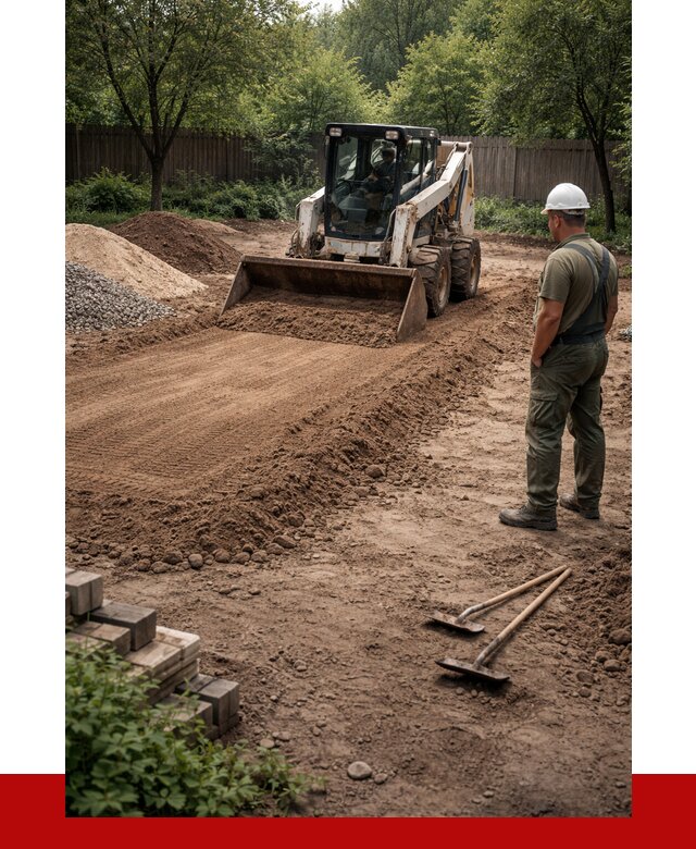 Выравнивание участка под ключ в Крымске от 3627 р. | ПРОНЕРУДКрм